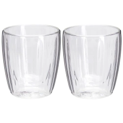 Thermogläser Doppelwandige für Espresso-Kaffee 1250 ml 2 Stk. | Cappuccino, Macchiato, Kaffee, Teegläser, Kaffeegläser, Tassen, Set