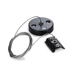 Zestaw zawieszenia do szynoprzewodu VIDEX czarny