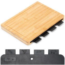 Chopping Boards with Stand 5 pcs