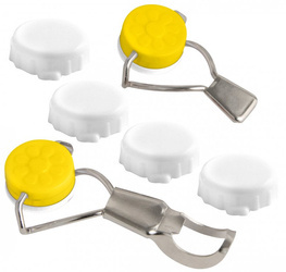 Zamknięcia do butelek + otwieracz FACKELMANN 49567