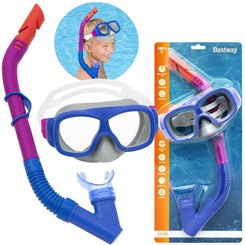 Bestway Set Mask with snorkel for diving BLUE 7+ 24032