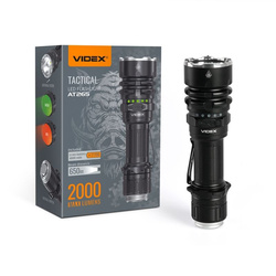 Tactical LED Flashlight VIDEX VLF-AT265 2000Lm 6500K