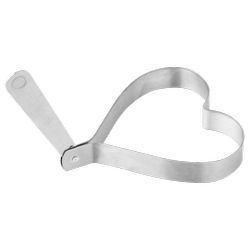 Foremka forma do jajek sadzonych i naleśników Serce Fackelmann 47204