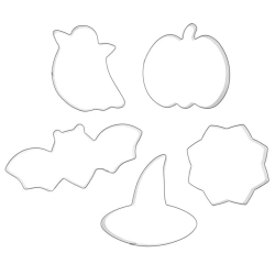 Cookie Cutters Halloween 5 pcs