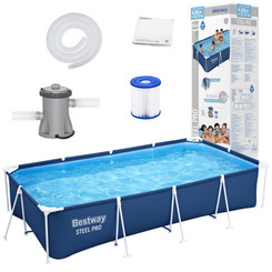 Bestway basen stelażowy 400 x 211 cm 8w1 56424