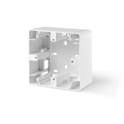 Puszka natynkowa pojedyncza biała VIDEX BINERA