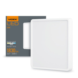 LED Surface Downlight Fixture VIDEX-DOWNLIGHT-LED-DLSS-24W-NW