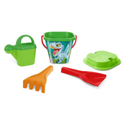 Jurassic World Explorers komplet do piasku 5 el. wiaderko konewka sitko