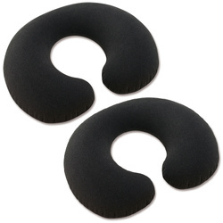 2 X Poduszka turystyczna zagłówek dmuchany Intex 68675 welur