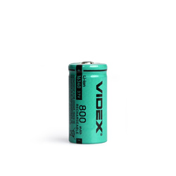 Lithium-ion battery VIDEX 16340 800mAh without protection bulk/1pc