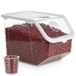 Vegetable Storage Container with Lid Transparent 12 l