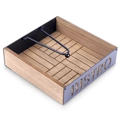 Napkin Holder with Clamp BISTRO 18x18 cm
