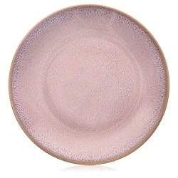 Talerz deserowy ceramiczny różowy GLAZE 20,5 cm