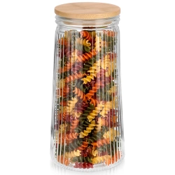 Dry Food Storage Container Glass with Lid and Gasket 1.4 l