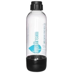 Water Bottle for Carbonator Black AQUADREAM 1.1 l