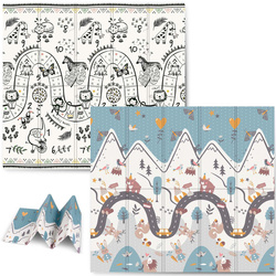 Mata piankowa edukacyjna składana 200 x 180 x 1 cm