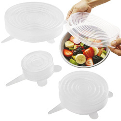 Pokrywki silikonowe do misek zestaw 3 sztuki FACKELMANN 47054