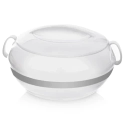 Thermoschüssel Warmhalteschüssel Thermobehälter Thermoskanne für Mittagessen Suppenterrine DELUXE 3,5 L