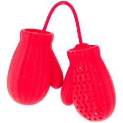 Tea Infuser Silicone Red Gloves