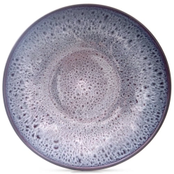 Tiefe Teller aus Keramik Lila GLAZE 20.5 cm, 900 ml | Teller, Suppenteller, Schale, Suppenschale, Speiseteller Essteller