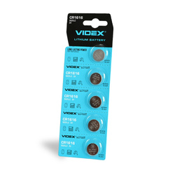 Bateria litowa VIDEX CR1616 3V 5 szt.