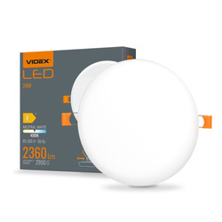 LED Frameless Downlight Fixture VIDEX-DOWNLIGHT-LED-DLFR-24W-NW