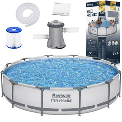 Bestway FRAME pool 6,473L 366x76cm 7in1 pump ladder 56416