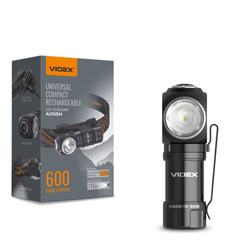 Latarka LED przenośna VIDEX 600Lm 5700K IP68