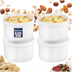 Snackschalen aus Keramik 6 cm, 40 ml 4 Stk. | Müslischale, Dessertschale, Snackteller, Snack, Set