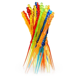 Snackgabel Cocktailgabeln Gabeln für Snacks Pommespieker 10,5 cm 25 Stk.