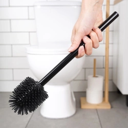 Toilettenbürste aus Silikon Schwarze Ersatz 35 cm | Klobürste, WC, Bürstenkopf