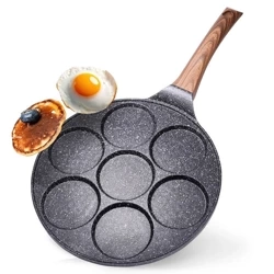 Spiegeleipfanne Granit Antihaftbeschichtete BLACK&WOOD 26 cm | Pfanne, Pancake, Spiegelei, Antihaft-Beschichtung