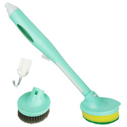 Szczotka kuchenna do zmywania szarowania z dozownikiem 2w1