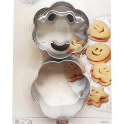 Foremki/ wykrawacze Buźki 2 sztuki - 4 wzory Zenker 42892