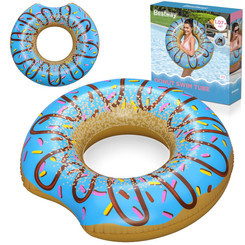Bestway Large inflatable swimming ring BLUE DONUT 107cm 36118