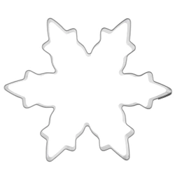 Cookie Cutter Steel Snowflake 10 cm