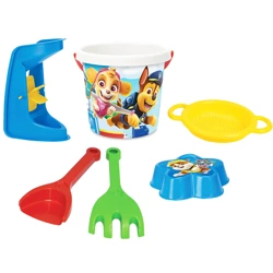 Paw Patrol Kpl. do piasku 6 el. /wiadro 1l./ wader 81153